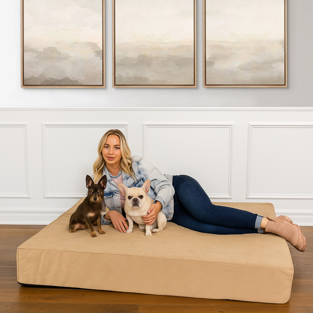 Cama ortopédica para perros de espuma viscoelástica de 7