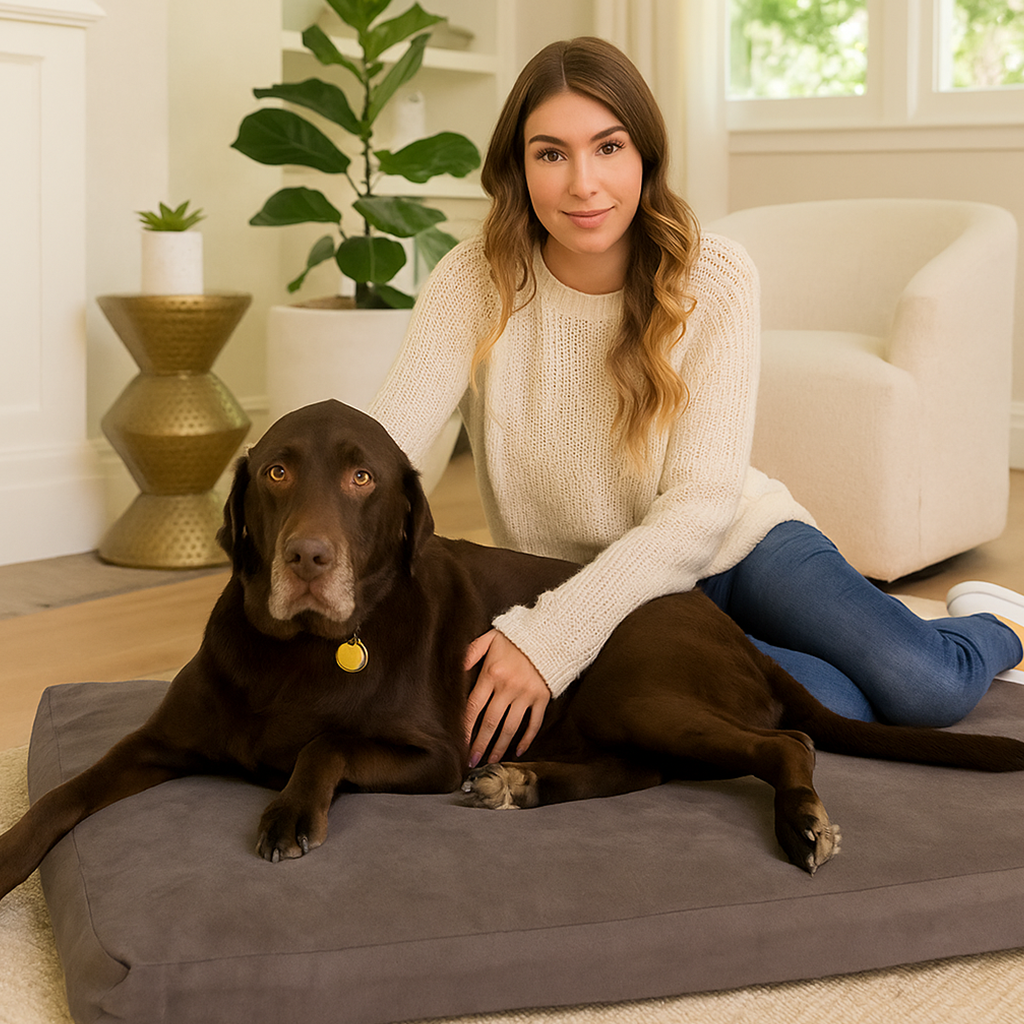 Cama ortopédica para perros con espuma viscoelástica